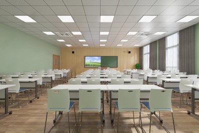 现代教室3D模型下载